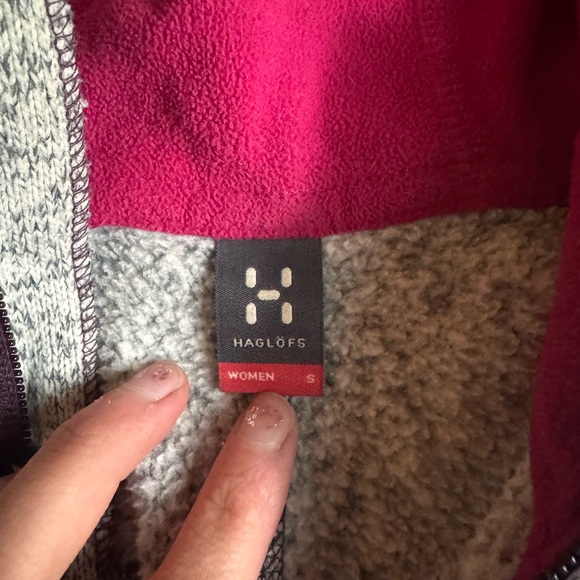 Nordic brand fleece size small Zip-Up Jacket with Pink Lining - Picture 6 of 7